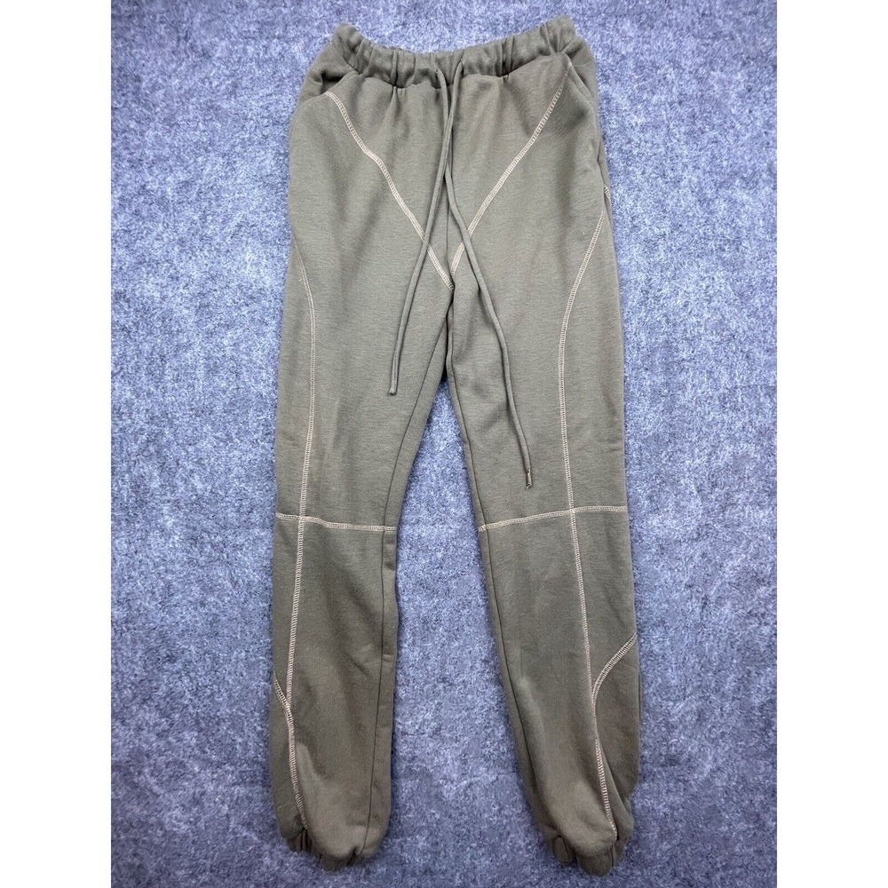 Blanc Clothing Joggers Mens Small Khaki Atheisure Pants Sweats Workout Lounge